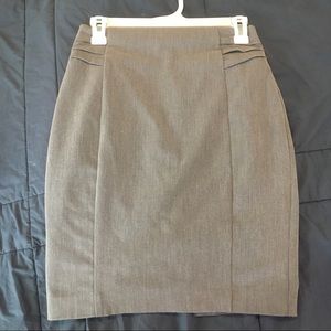 Light gray high waisted pencil skirt size 0